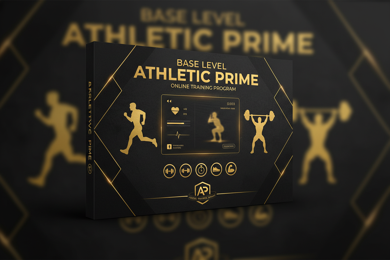 Online athlete training package in gold & black base level